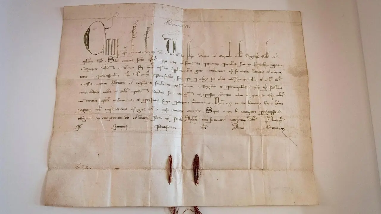Restituida a la diócesis Sigüenza-Guadalajara una bula del Papa Clemente VI desaparecida en la Guerra Civil