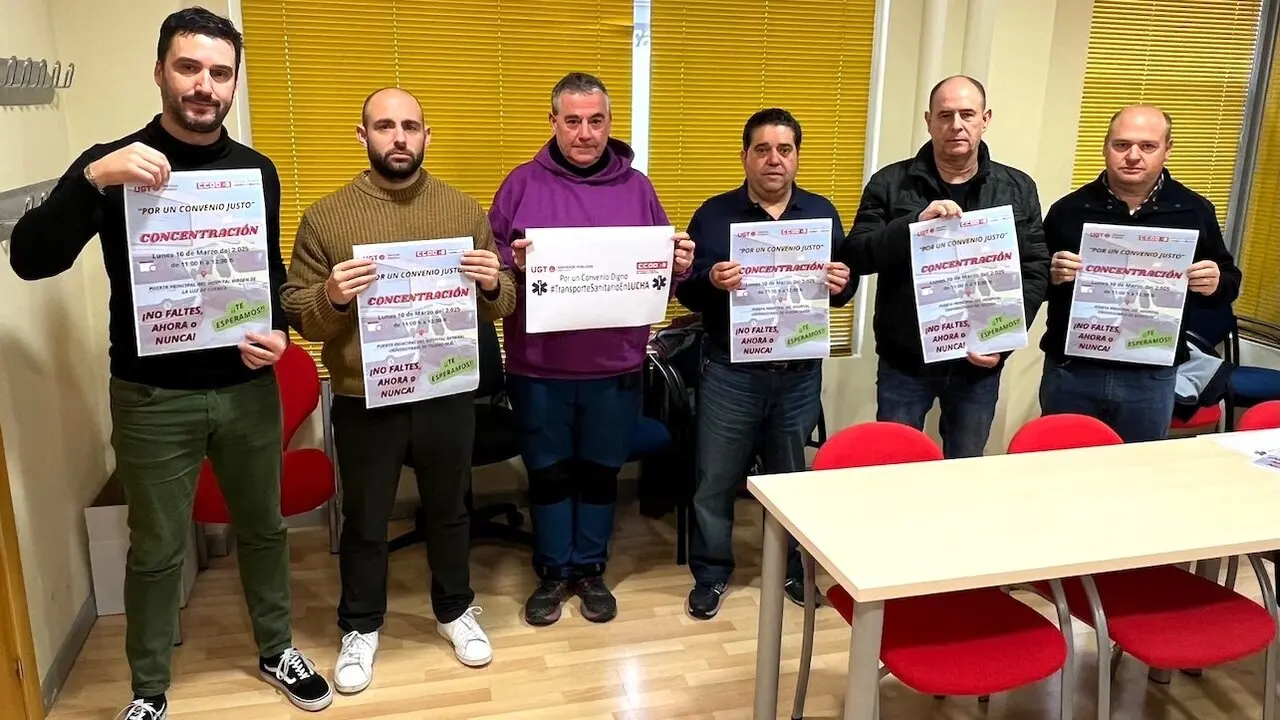 UGT y CCOO se movilizarán por el "bloqueo" del convenio de transporte sanitario