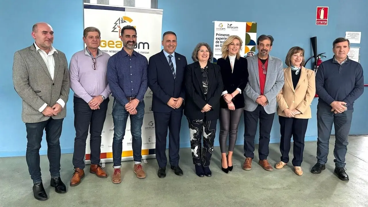 La consejera de Desarrollo Sostenible de Castilla-La Mancha, Mercedes Gómez, ha inaugurado las Jornadas de Experiencias de Mujeres en Geacam organizadas en Cuenca