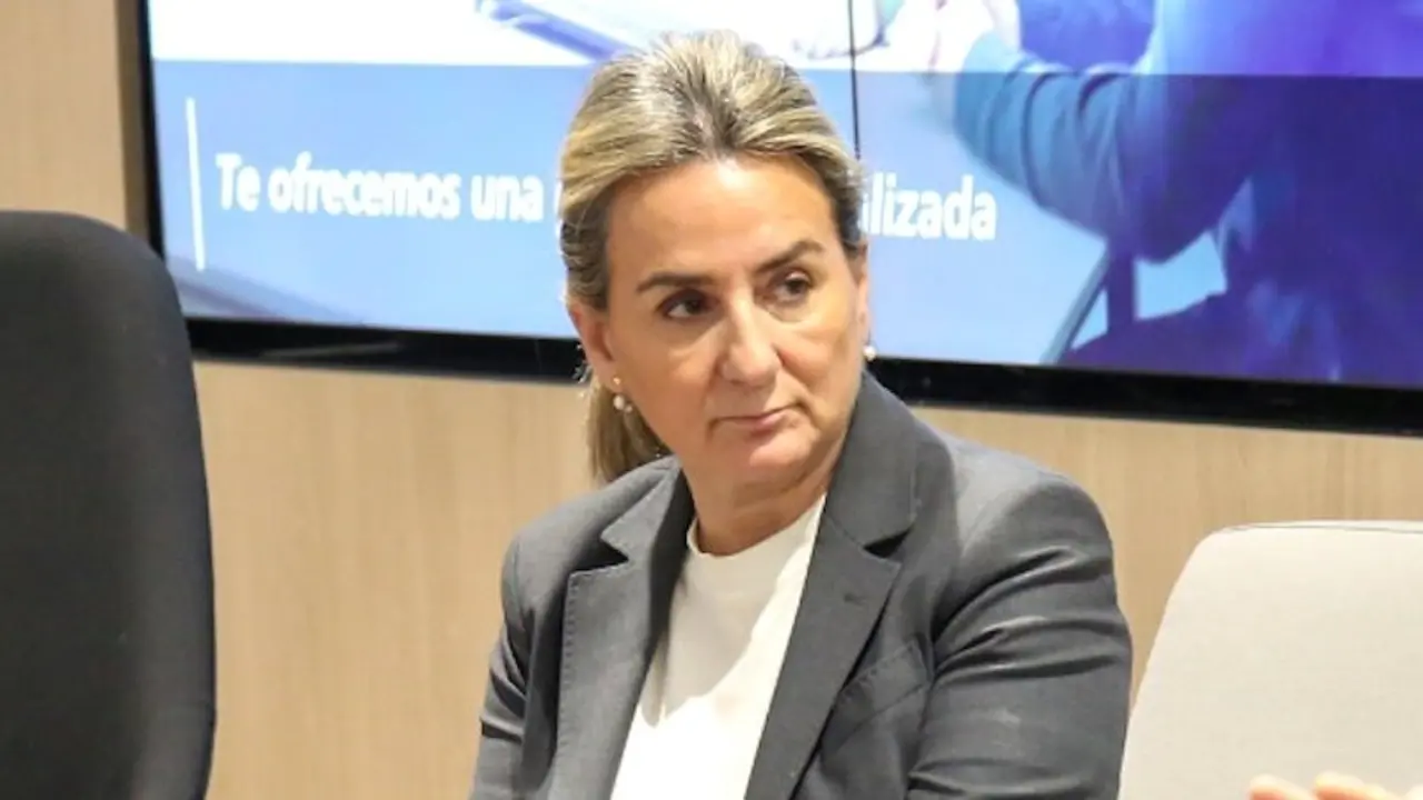La delegada del Gobierno en Castilla-La Mancha, Milagros Tolón, este viernes en un acto en Toledo