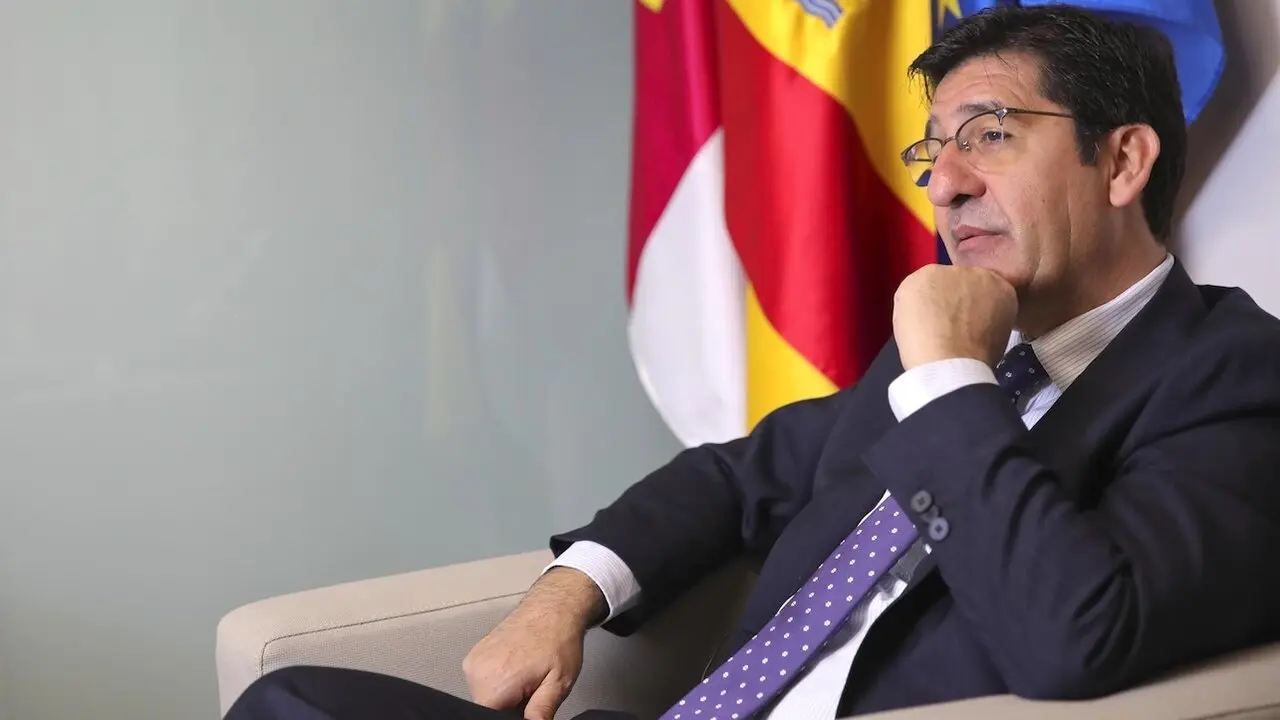 El vicepresidente segundo del Gobierno de Castilla-La Mancha, José Manuel Caballero, en un momento de la entrevista - EP/Juanma Jiménez