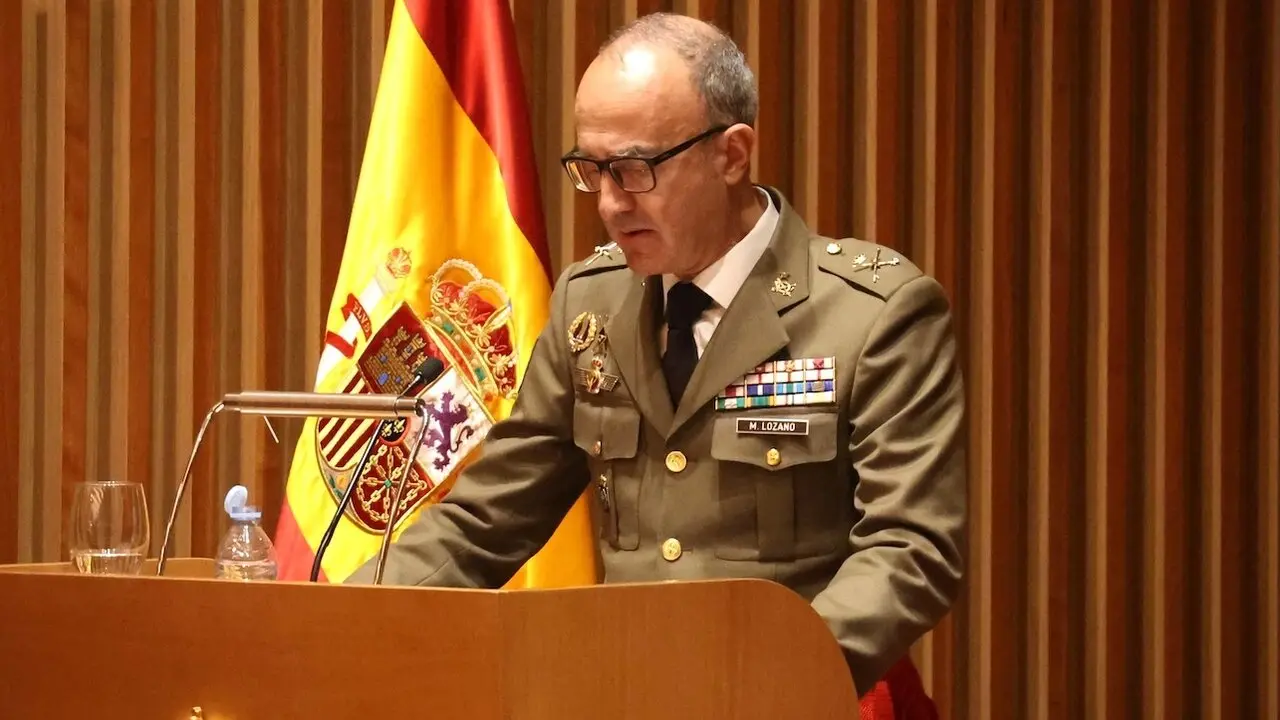 El general de brigada Francisco Germán Martínez jurando su cargo como nuevo director del Museo del Ejército y comandante militar en Toledo y Cuenca