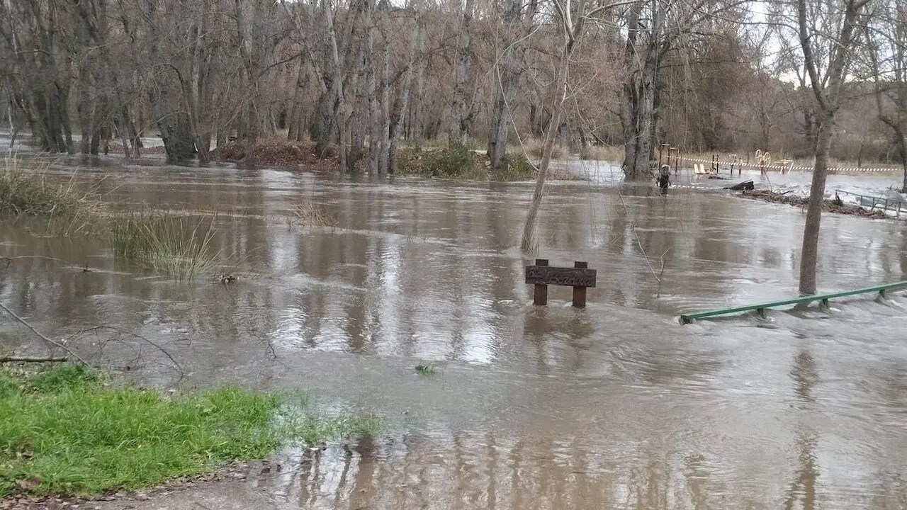 Daños provocados por las lluvias que ha dejado la borrasca Jana en la provincia de Guadalajara