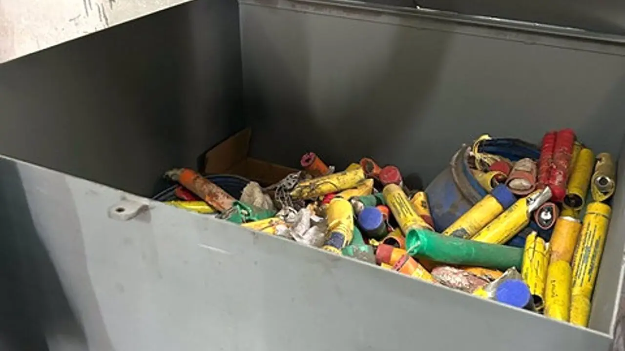 Destruidos 67 cohetes antigranizo encontrados en una finca agrícola de Campo de Criptana (Ciudad Real)