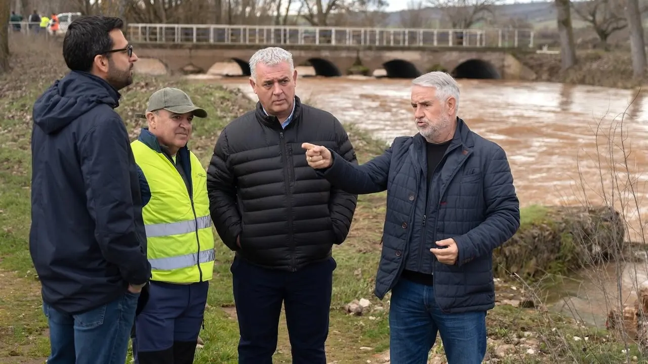 La Diputación de Guadalajara muestra su apoyo a los pueblos afectados por la crecida de los ríos