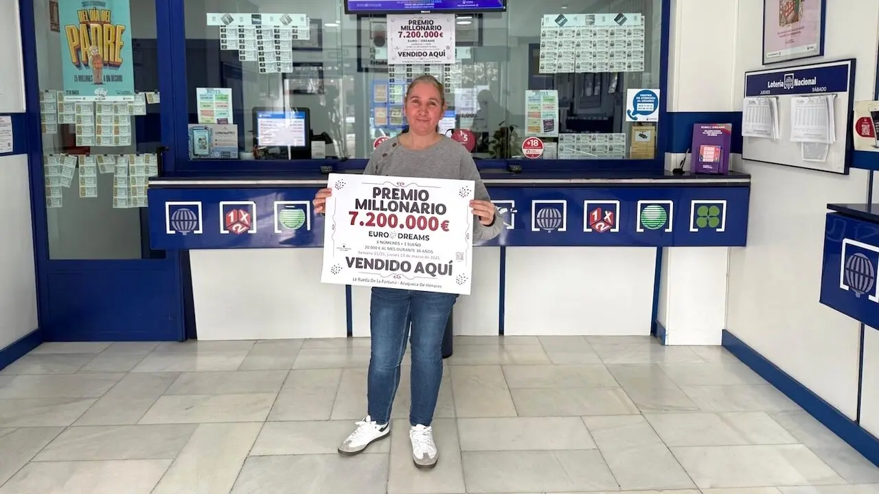 Validado en Azuqueca de Henares (Guadalajara) el único boleto acertante de primera categoría del Eurodreams en toda Europa con 7,2 millones