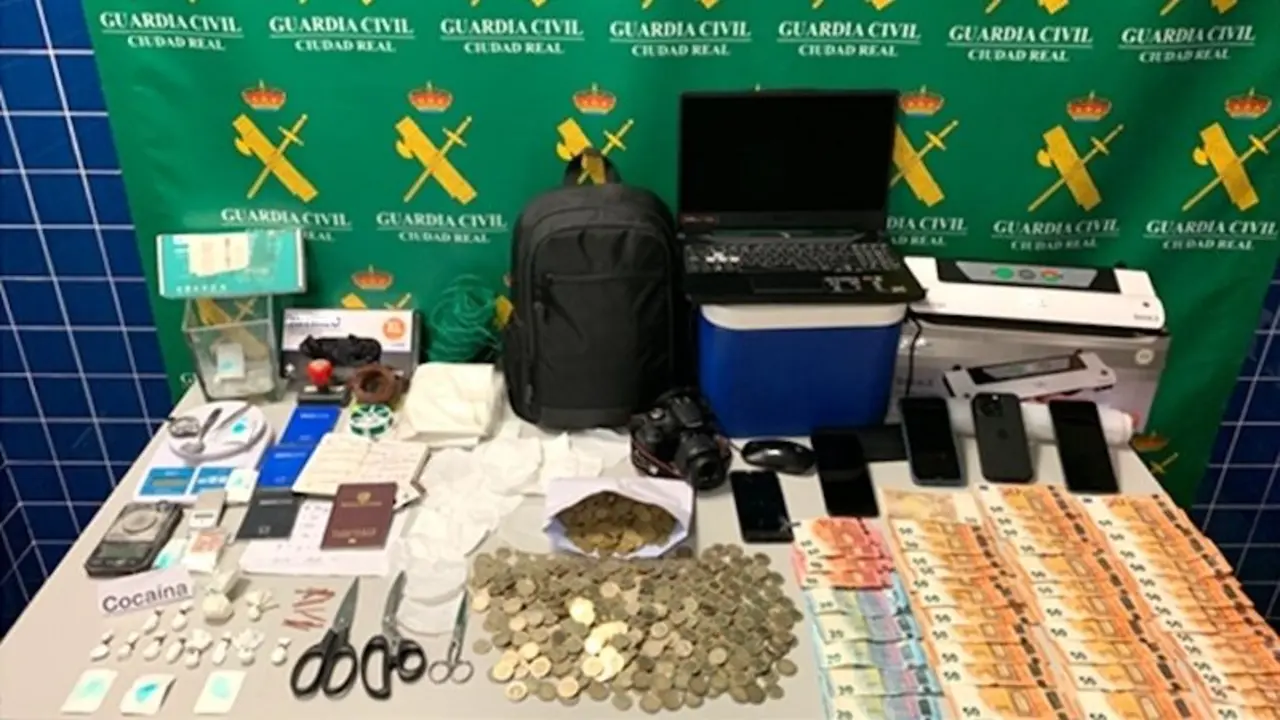 Desarticulados dos puntos de venta de droga "muy activos" en Tomelloso (Ciudad Real) con dos detenidos