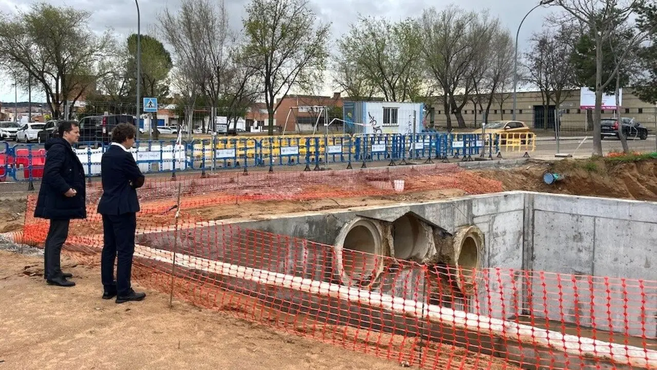La balsa de retención de Azucaica en Toledo minimiza los daños por la lluvia