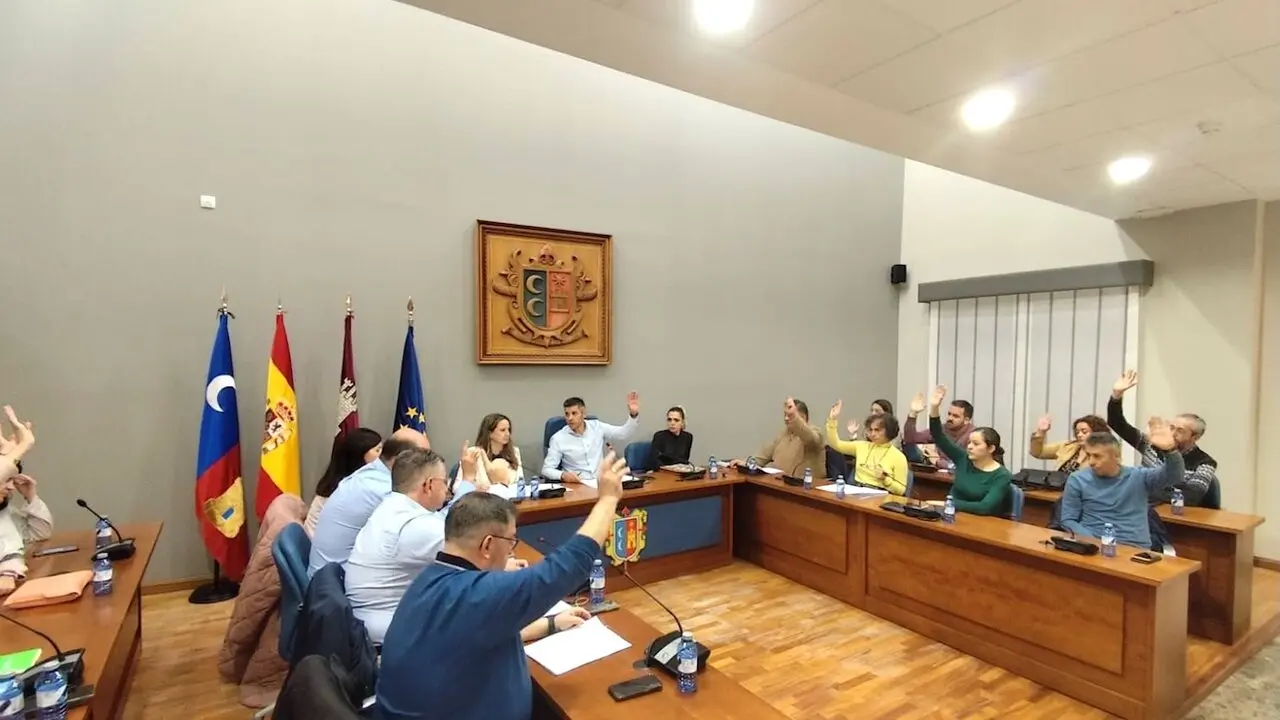 En la imagen un instante del Pleno del Ayuntamiento de Campo de Criptana (Ciudad Real)