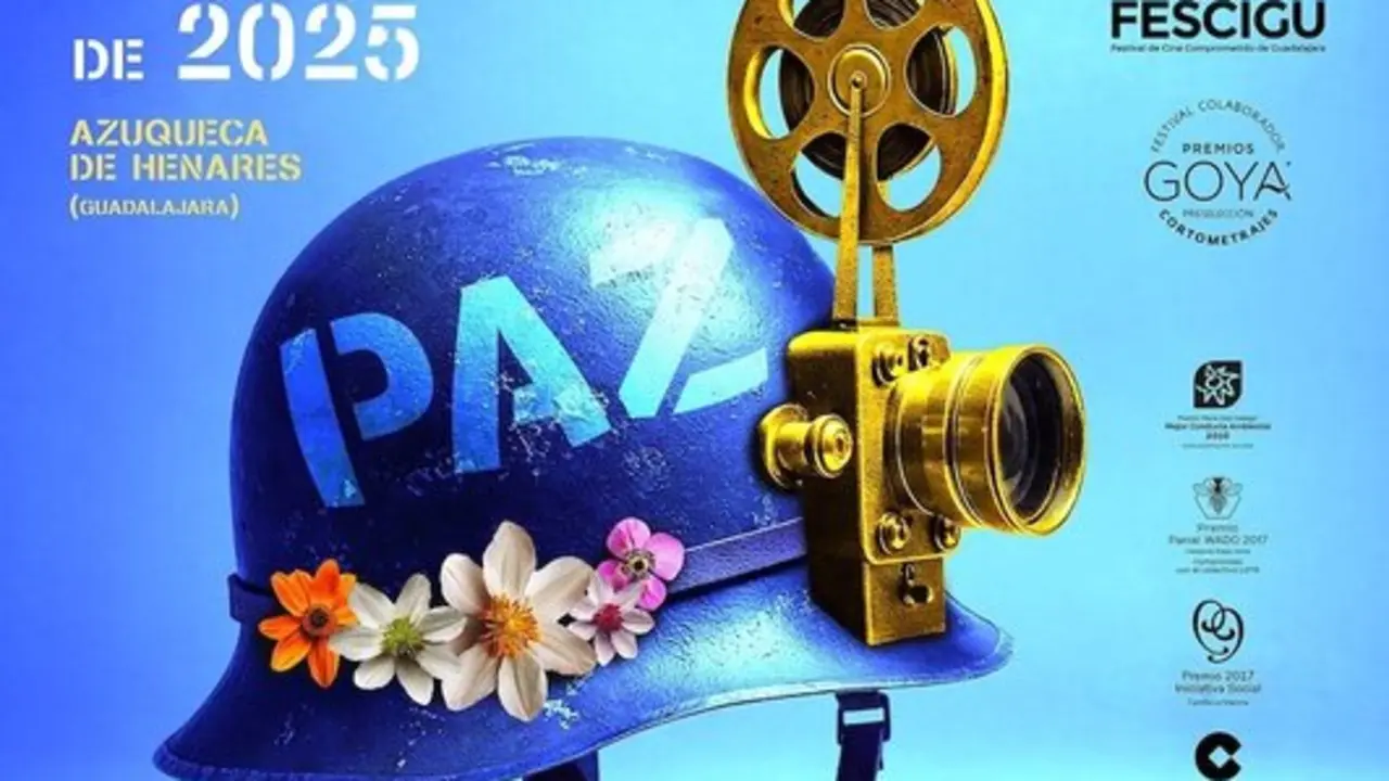Cartel del Festival de Cine Comprometido de Guadalajara (FESCIGU)
