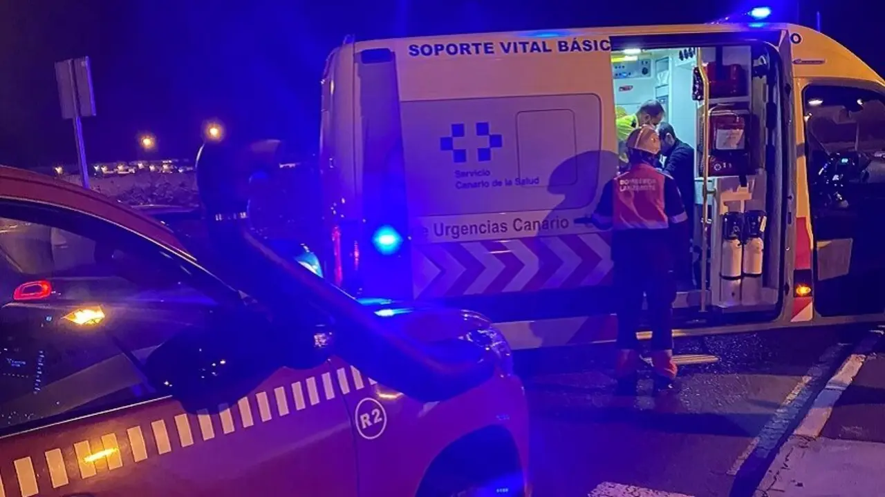 ambulancia, herido, atraco, robo, violencia, agresión, reyerta, incendio, fuego, herida,
