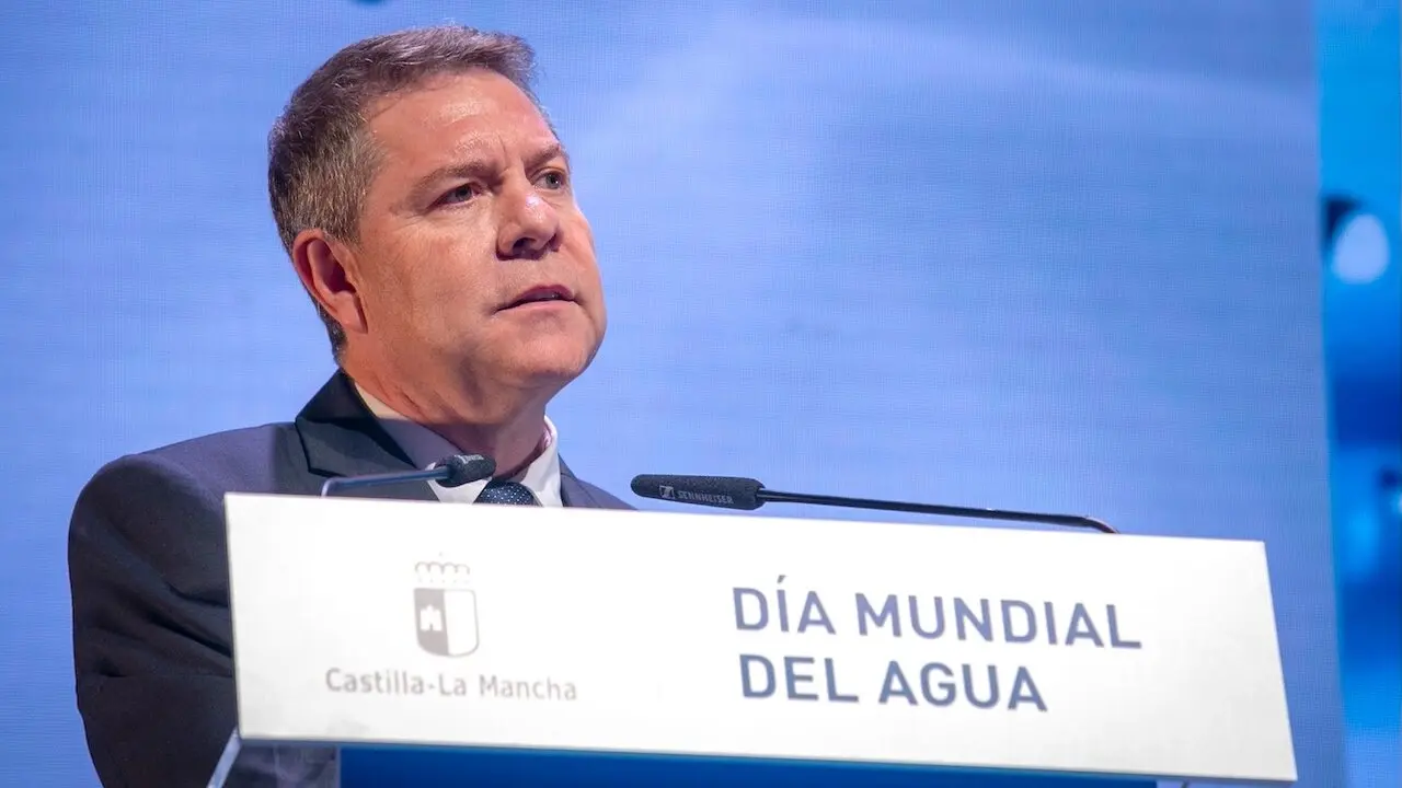 El presidente de Castilla-La Mancha, Emiliano García-Page, ha presidido en Tarancón (Cuenca), el acto institucional y la entrega de premios con motivo del Día Mundial del Agua