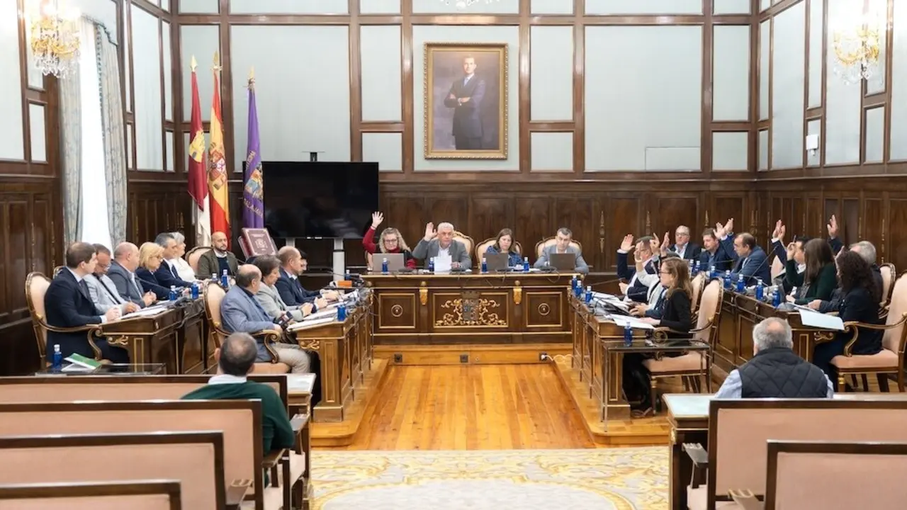 En la imagen un instante del Pleno de la Diputación de Guadalajara celebrado este viernes en el Palacio Provincial