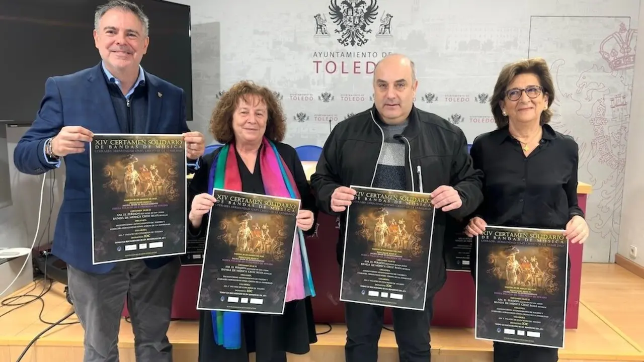 Toledo acogerá el 29 de marzo el XIV Certamen Solidario de Bandas de Música