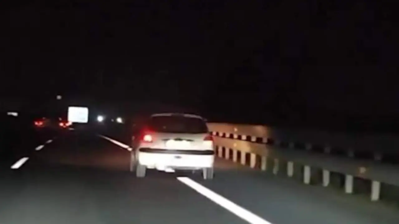 VIDEO. Zigzags por la A-2 hasta provocar un accidente: el conductor iba drogado