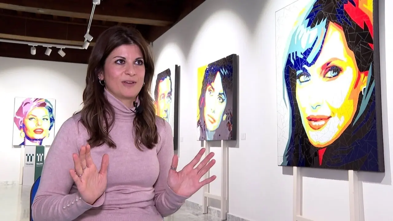 Estefanía Sanz combina su talento innovador con la ancestral técnica del mosaico en dos exposiciones en Toledo