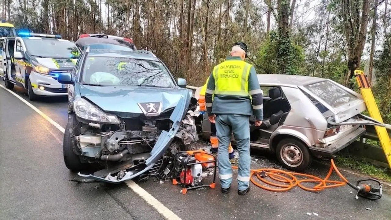 accidente de tráfico, choque, colisión,