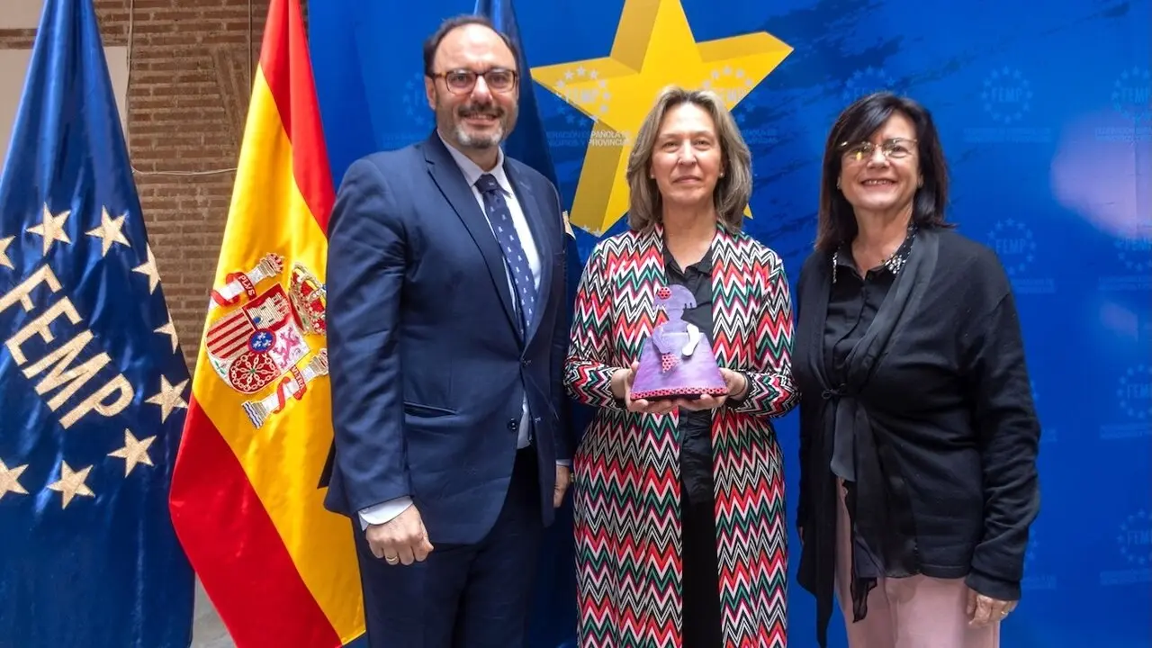 La alcaldesa de Guadalajara, Ana Guarinos, ha recogido el premio a las Buenas Prácticas Locales contra la Violencia sobre la Mujer otorgado por la FEMP