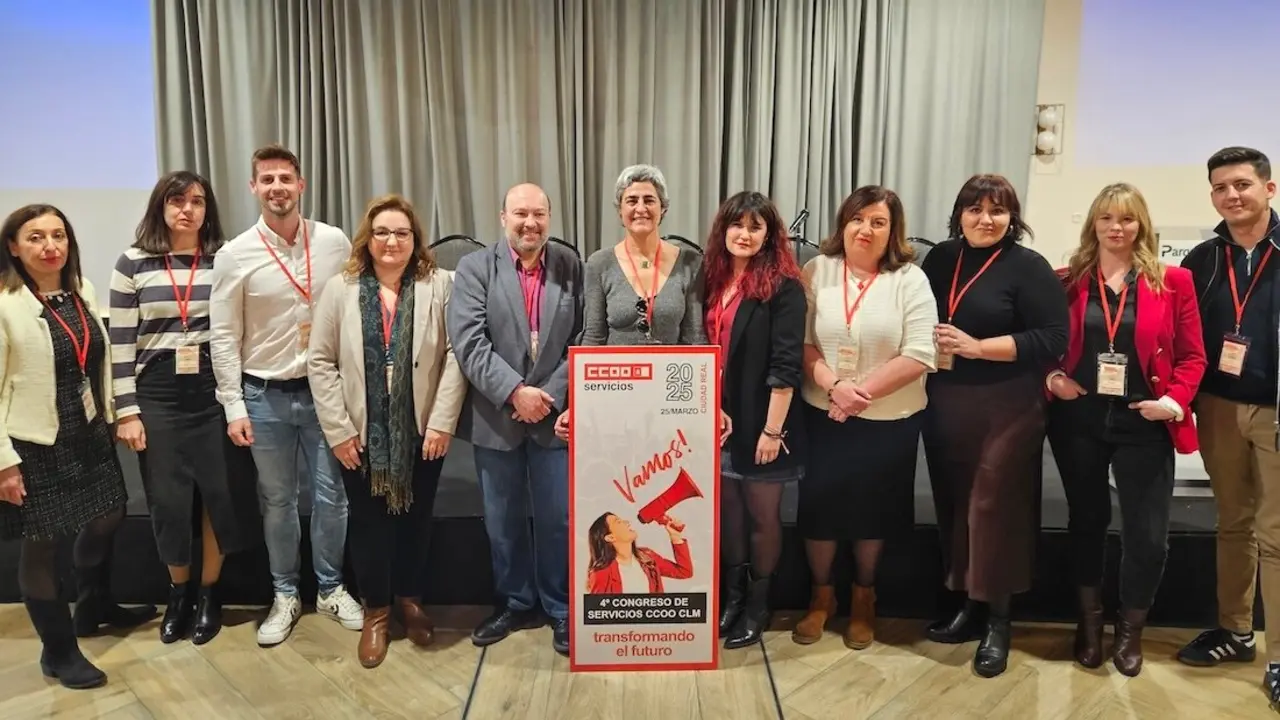 CCOO Servicios reelige a Sagrario Mancebo como secretaria general en Castilla-La Mancha
