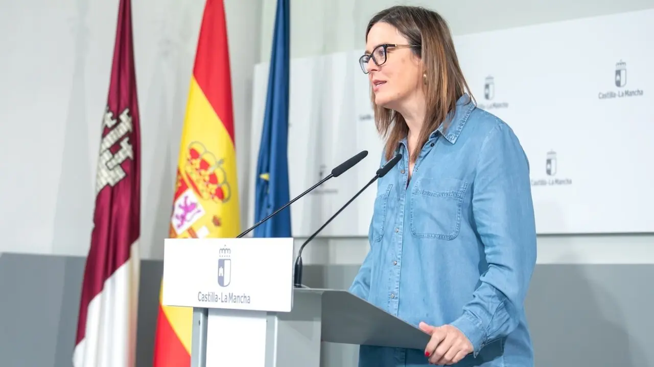 La consejera Portavoz del Gobierno de Castilla-La Mancha, Esther Padilla, ha informado en rueda de prensa de los asuntos del Consejo de Gobierno