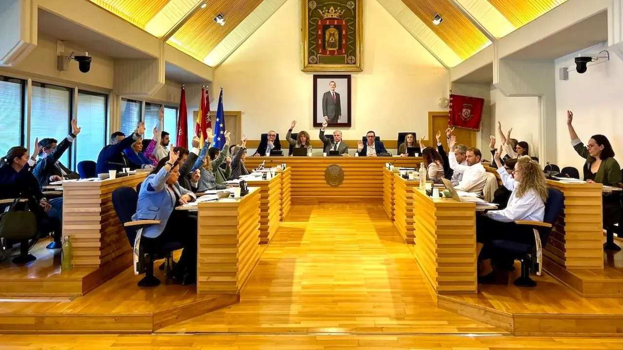 En la imagen un instante del Pleno del Ayuntamiento de Ciudad Real celebrado este viernes en el Consistorio