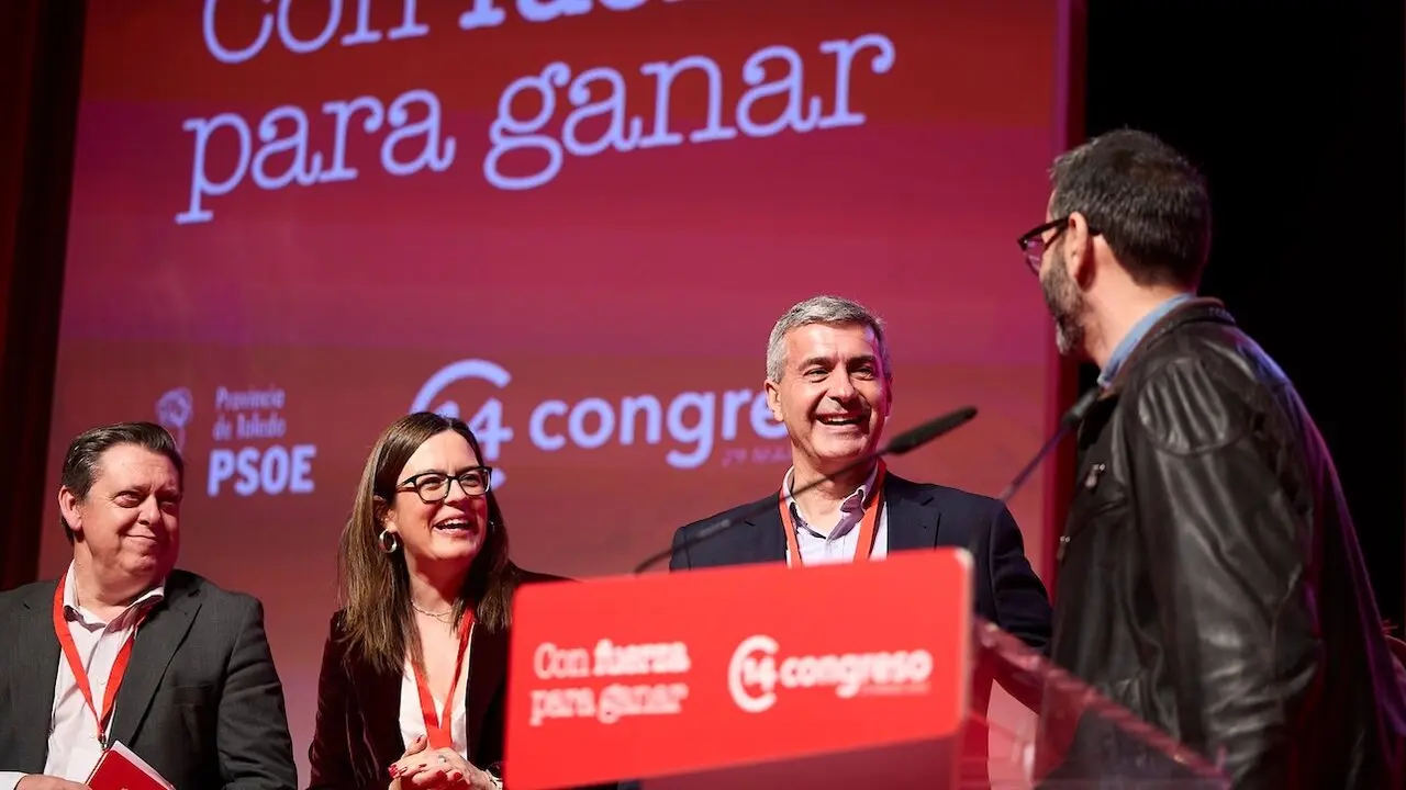 Más de 500 personas participan este sábado en el XIV Congreso del PSOE de Toledo bajo el lema 'Con fuerza para ganar'