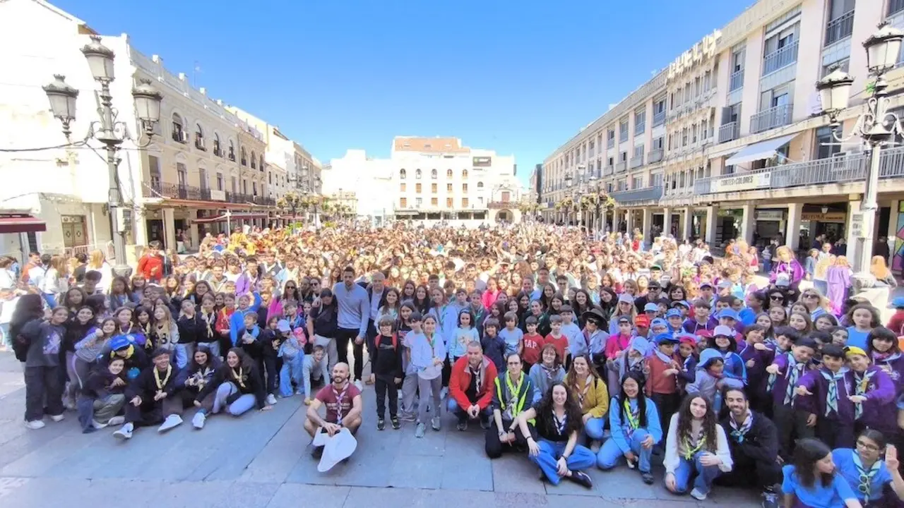 Más de 1.400 jóvenes llenan Ciudad Real de música y valores en el Certamen Scout