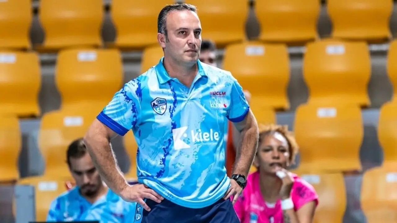 El entrenador del Kiele Socuéllamos, Chema Rodríguez