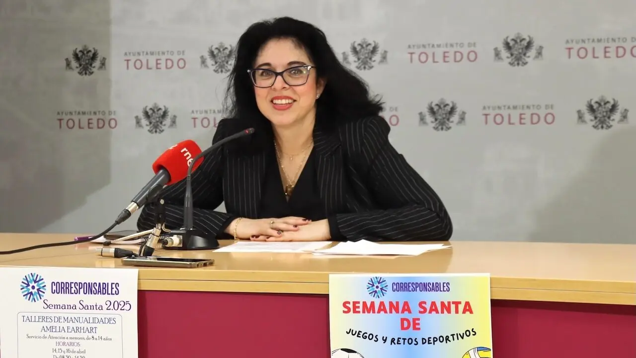 La concejal de Asuntos Sociales, Inclusión, Familia y Mayores, Marisol Illescas, ha presentado este jueves la cuarta edición del Plan Corresponsables para cubrir la Semana Santa en Toledo