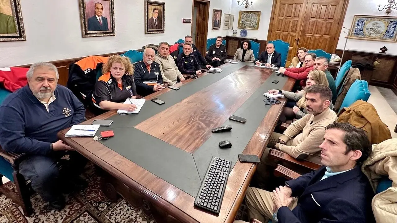 Reunión del Centro de Coordinación Operativa de ámbito local (Cecopal) del Ayuntamiento de Talavera de la Reina (Toledo)