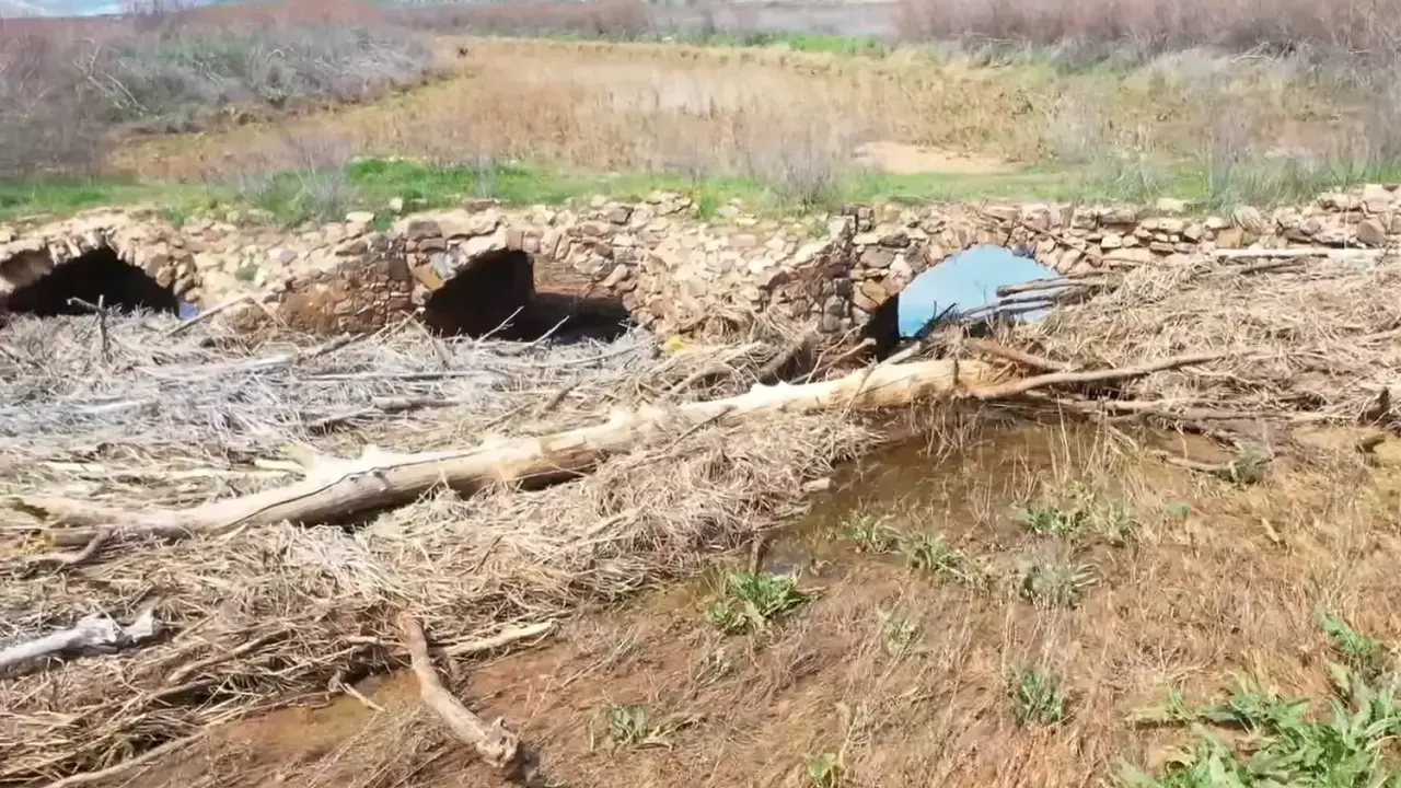 Alertan del peligro de derrumbe del histórico puente de Oretum en Granátula de Calatrava (Ciudad Real)
