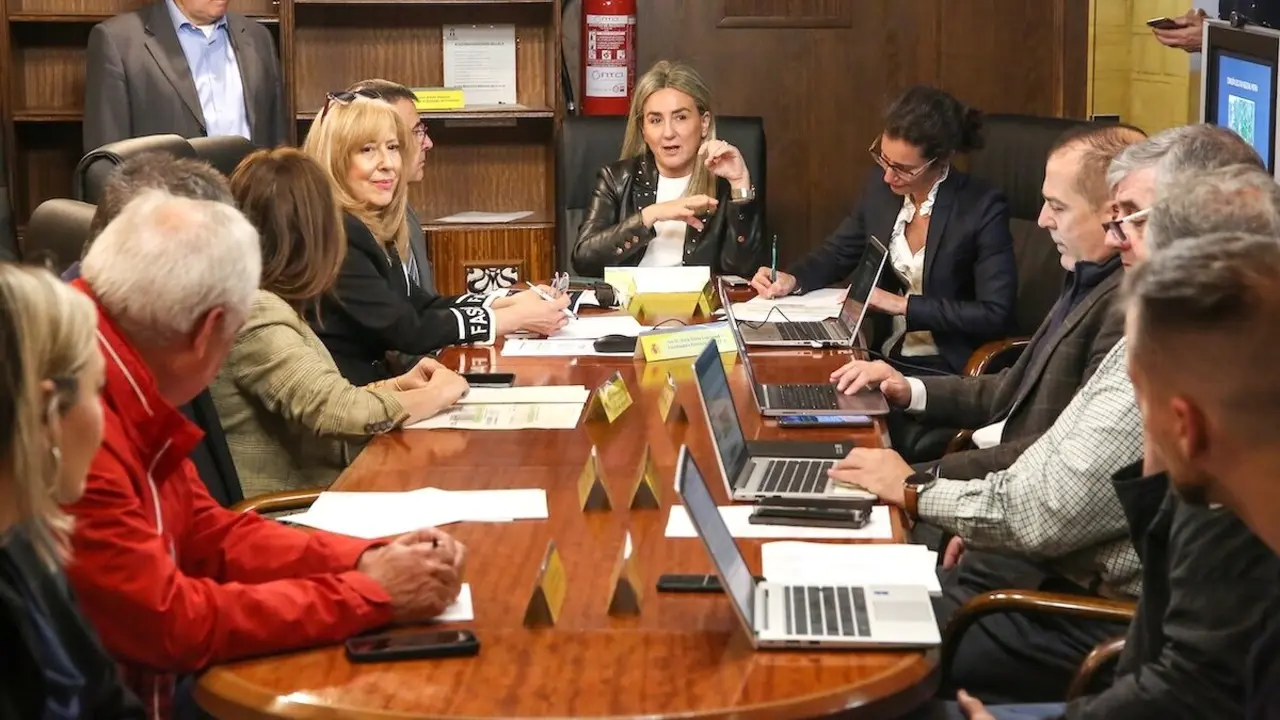 La delegada del Gobierno en Castilla-La Mancha, Milagros Tolón, ha presidido la reunión de la Comisión de Regional de Seguimiento del Plan Especial de Empleo de Zonas Rurales Deprimidas