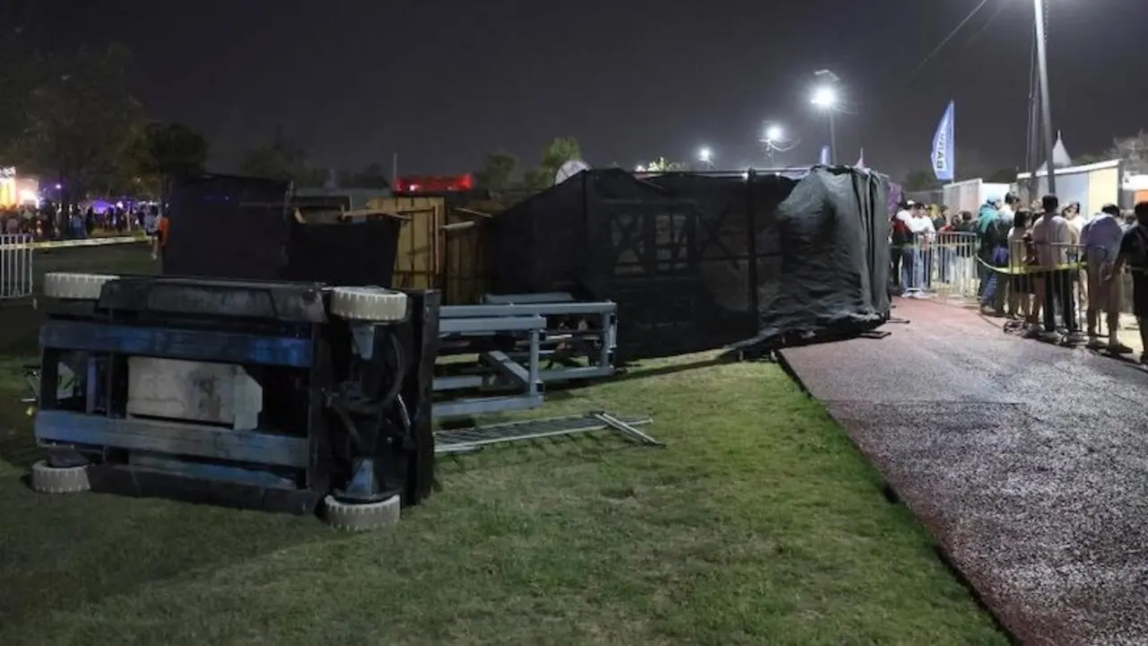 Al menos 2 muertos y varios heridos tras colapsar una estructura en un festival