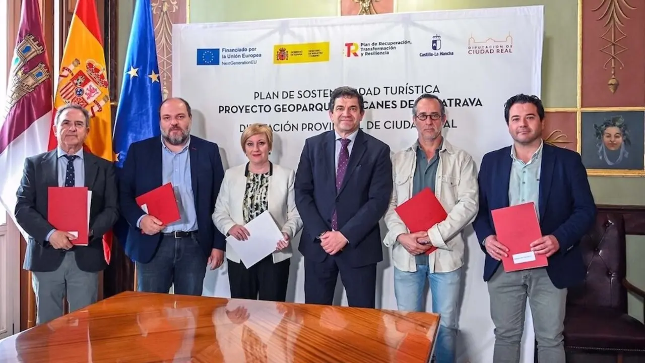 La Diputación de Ciudad Real impulsa actuaciones de eficiencia energética y señalización en geositios de Alcolea, Poblete, Aldea y Pozuelo