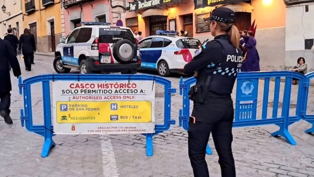 La Semana Santa de Cuenca deja hasta 220 intervenciones de la Policía Local