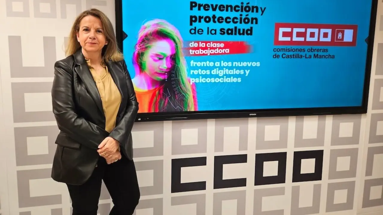 La secretaria regional de Diálogo Social, Institucional y Salud Laboral&nbsp;de CCOO Castilla-La Mancha, Raquel Payo