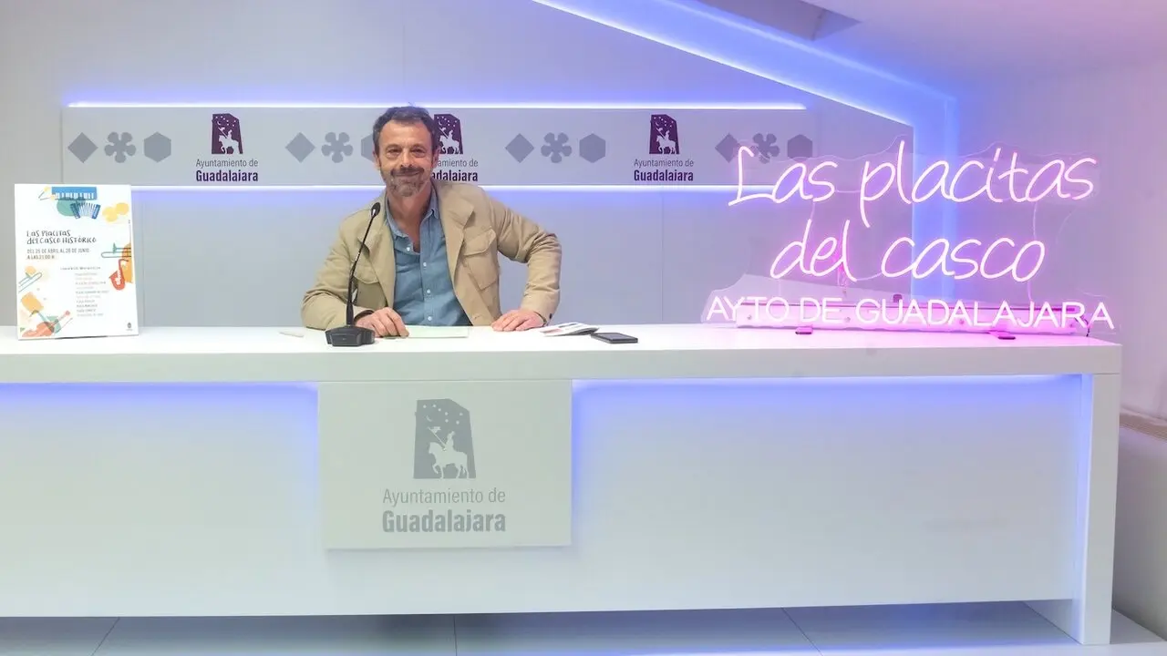 Las plazas del casco histórico de Guadalajara albergarán cuarenta conciertos