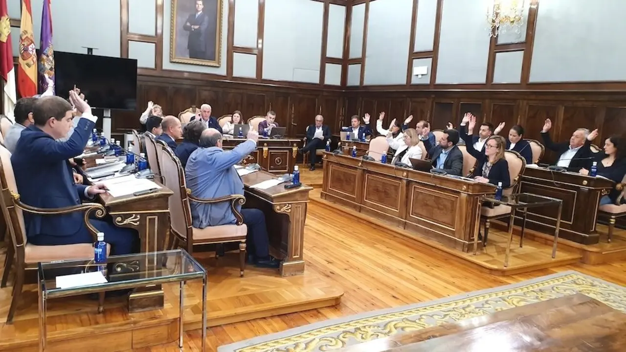 En la imagen un instante del Pleno de la Diputación de Guadalajara celebrado este jueves en el Palacio Provincial