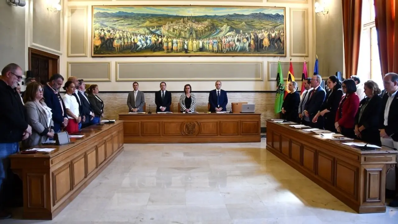 En la imagen un instante del Pleno de la Diputación de Toledo celebrado este jueves en el Palacio Provincial