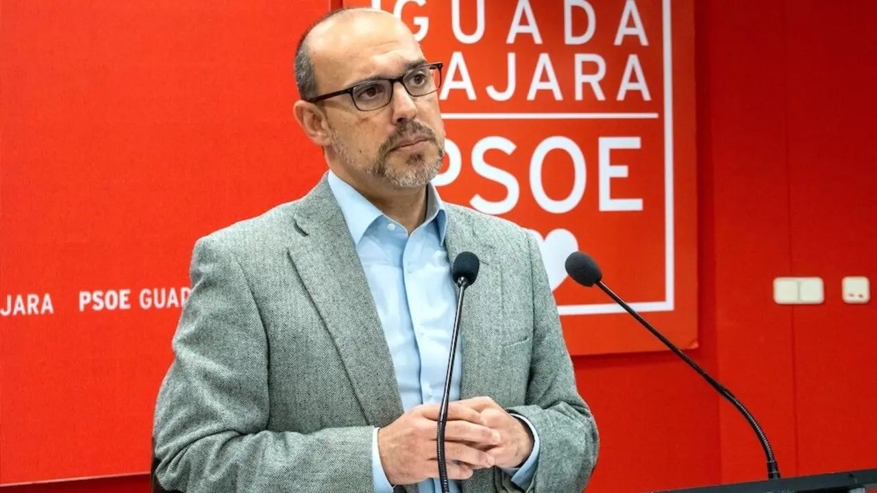 El secretario general del PSOE de Guadalajara y presidente de las Cortes de Castilla-La Mancha, Pablo Bellido