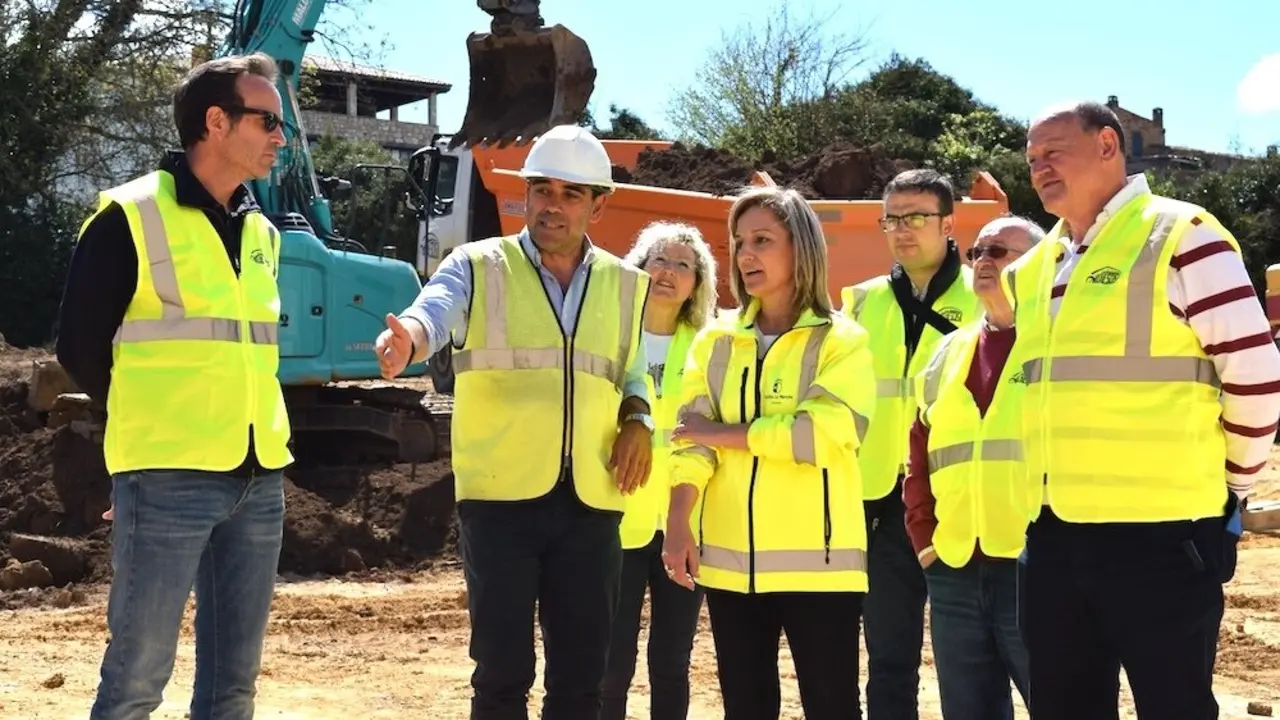 Avanzan a buen ritmo las obras del nuevo puente de Landete, tras los daños de la dana