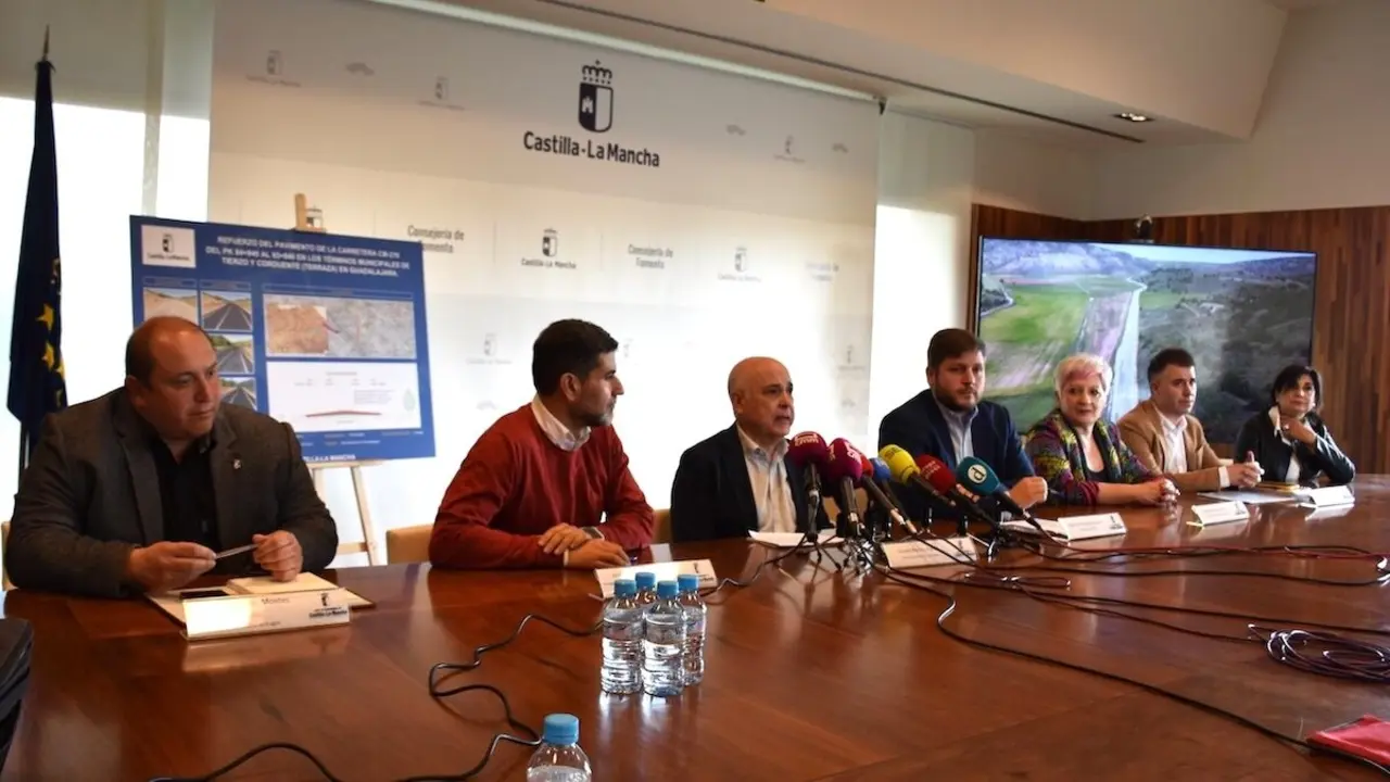 La Junta rehabilitará la carretera CM-210 entre Tierzo y Corduente, en el Alto Tajo