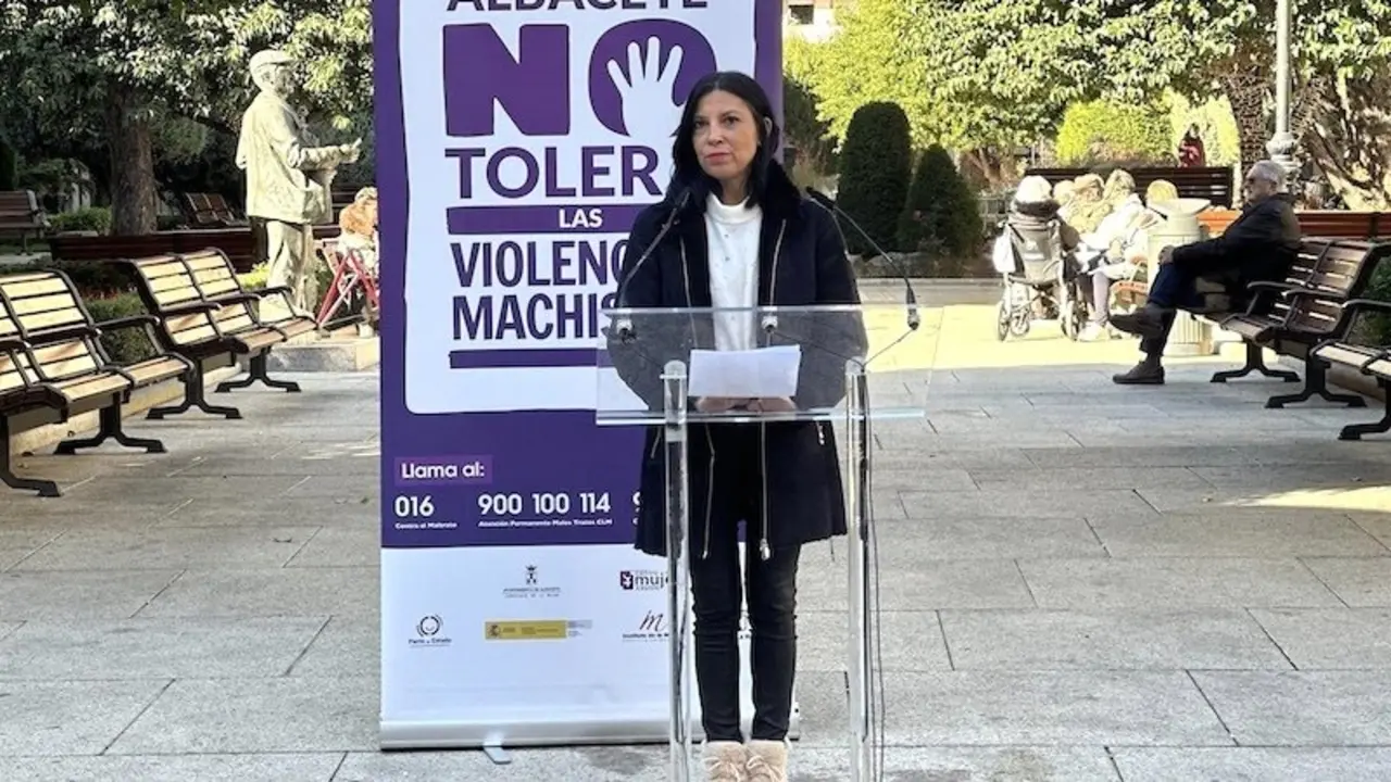 La concejala de Mujer e Igualdad del Ayuntamiento de Albacete, Gala de la Calzada