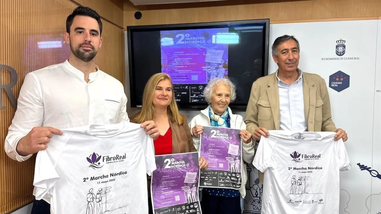 FibroReal celebrará su II Marcha Nórdica este domingo 11 de mayo en la capital