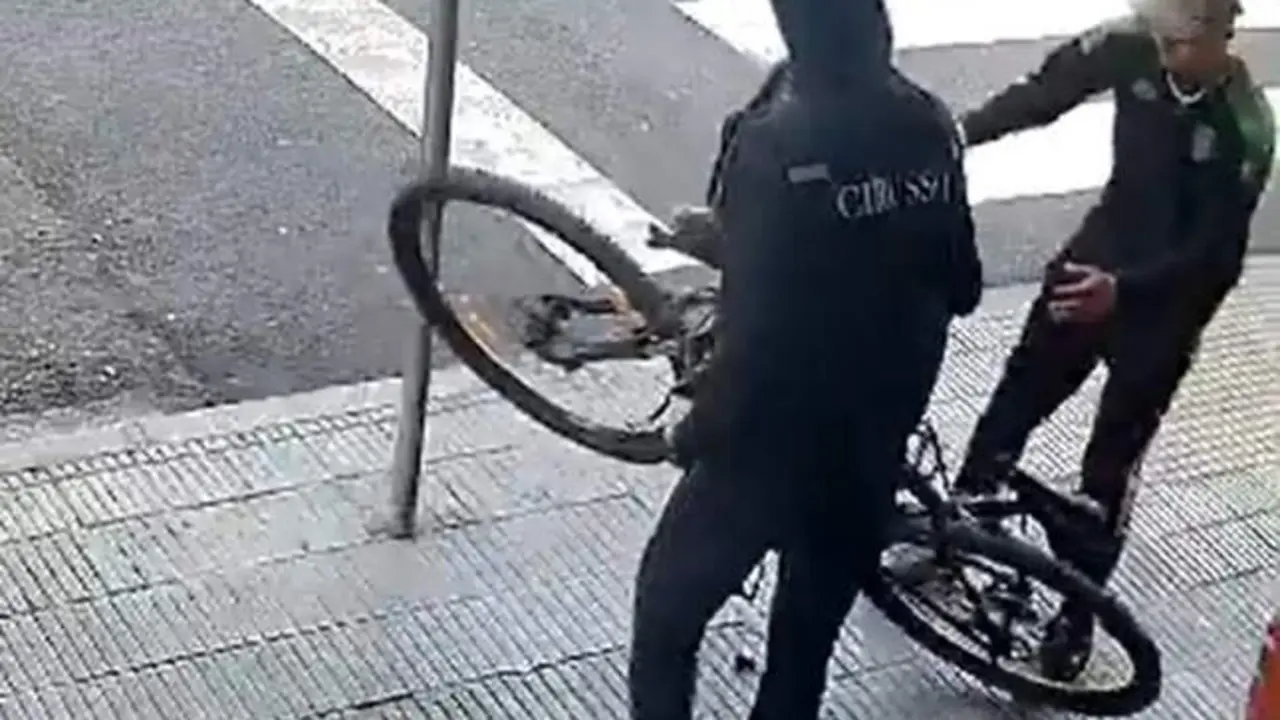 VIDEO. Entra y sale del juzgado y nada lo detiene para seguir robando en la calle