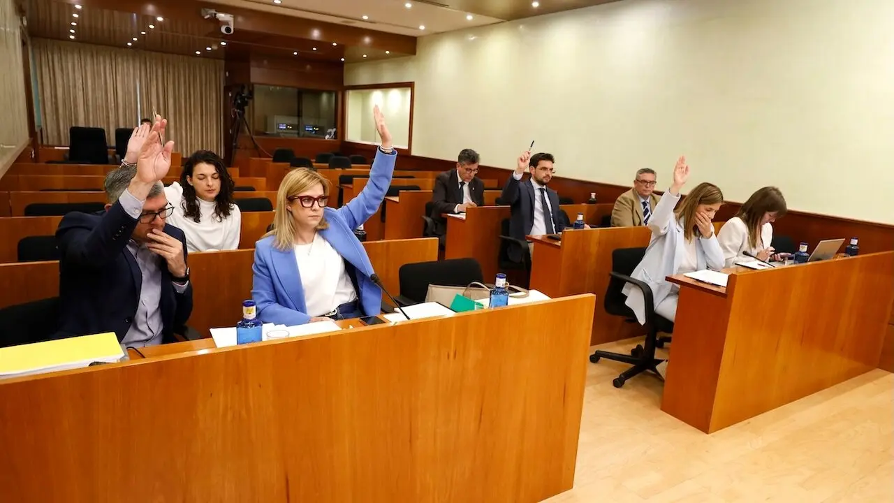 En la imagen un instante de la Comisión de Asuntos Generales de las Cortes de Castilla-La Mancha que ha aprobado las enmiendas para seguir adelante con la reforma del Estatuto de Autonomía