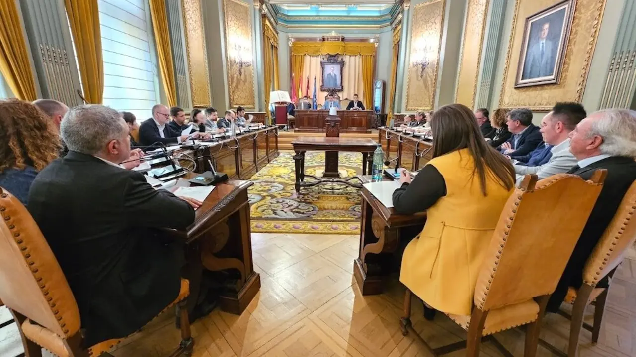 En la imagen un instante del Pleno de la Diputación de Albacete celebrado este jueves en el Palacio Provincial