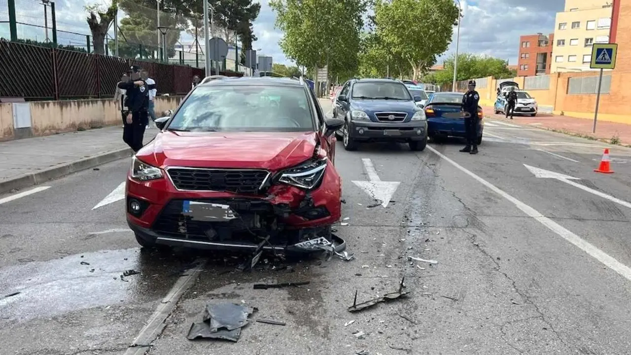 Un conductor bebido y drogado provoca un accidente de tráfico en Ciudad Real