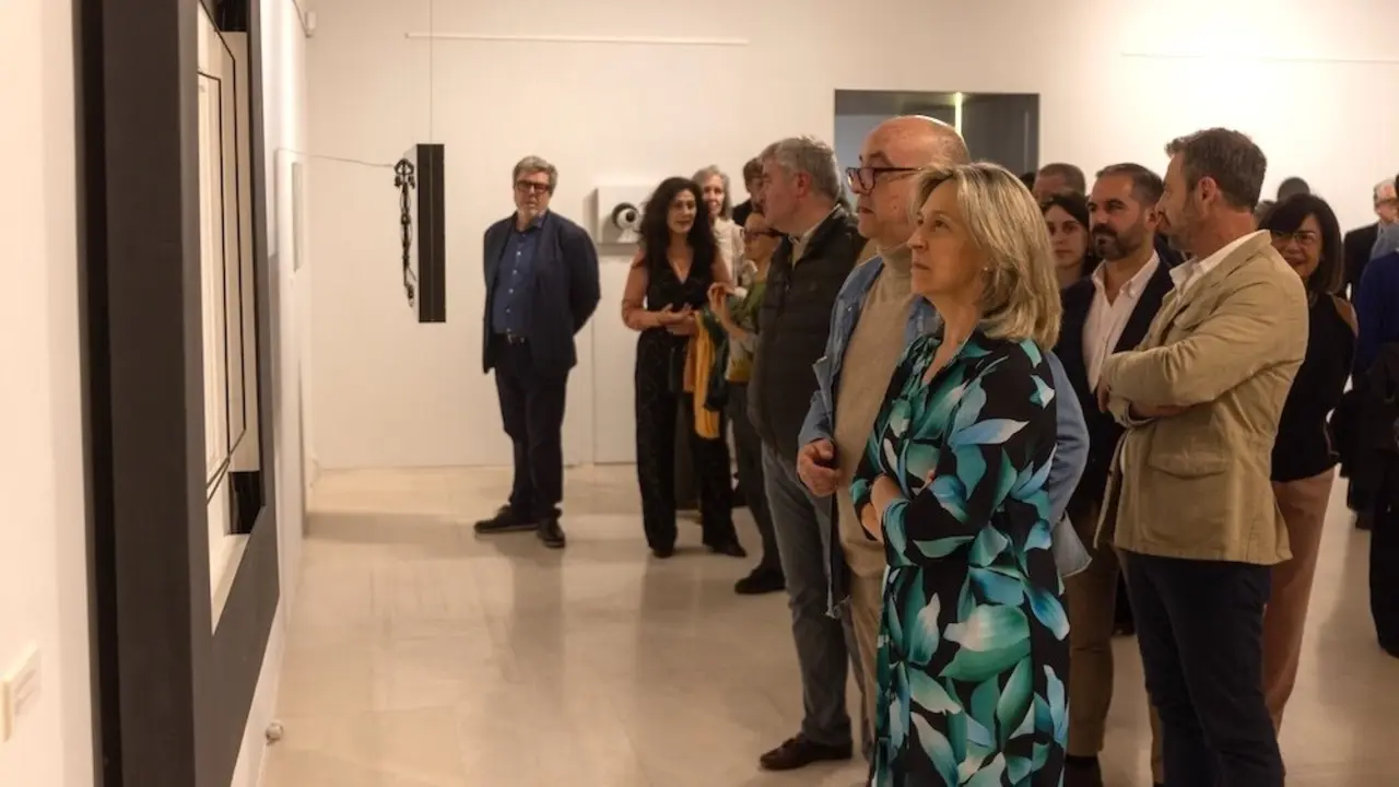 Inaugurada la exposición 'Francisco Sobrino: Inédit' con obras inéditas del autor