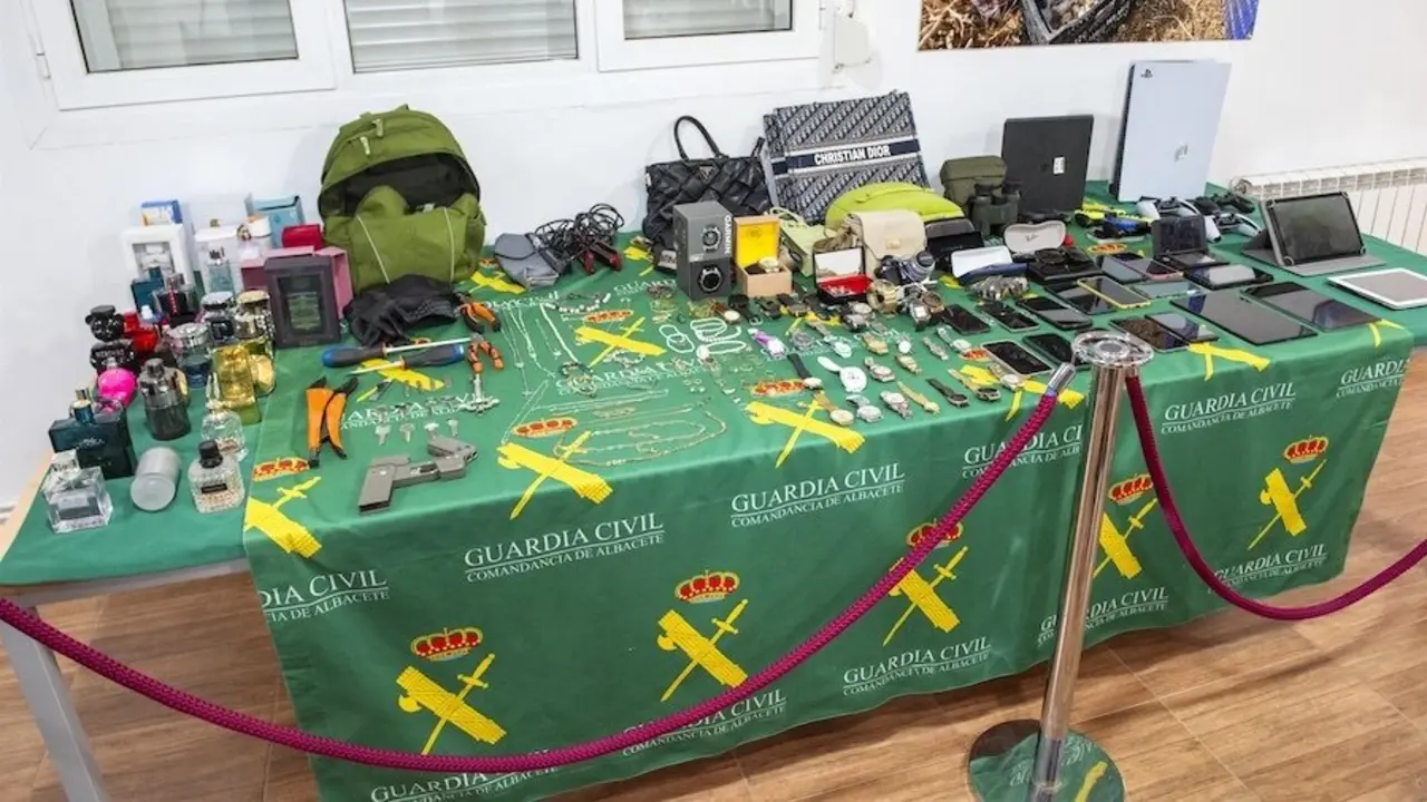 Siete detenidos por hasta 110 robos en viviendas de Albacete, Murcia y Alicante